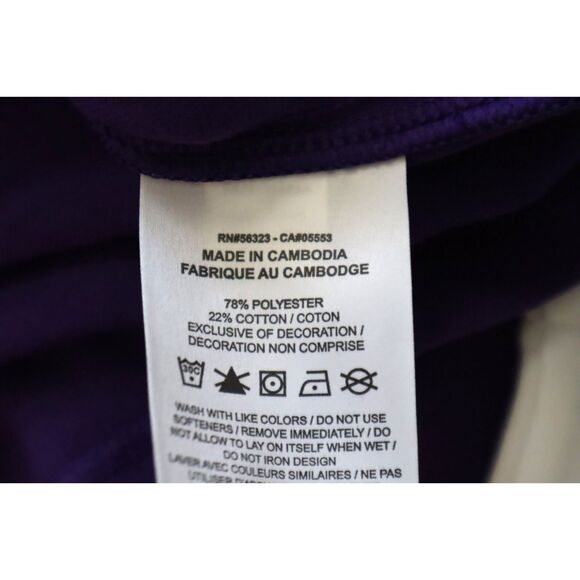 Nike FJ9572-545 Women's Sz S Purple/White DRI-Fit 1/4 Zip Pullover L/S Top - Picture 5 of 12